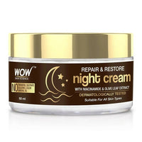 Thumbnail for Wow Skin Science Night Cream With Niacinamide & Olive Leaf Extract - Distacart