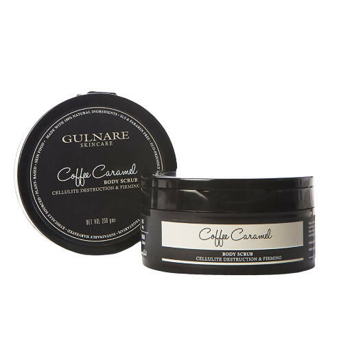 Gulnare Skincare Coffee Caramel Body Scrub (Cellulite Destruction &amp; Firming) - Distacart