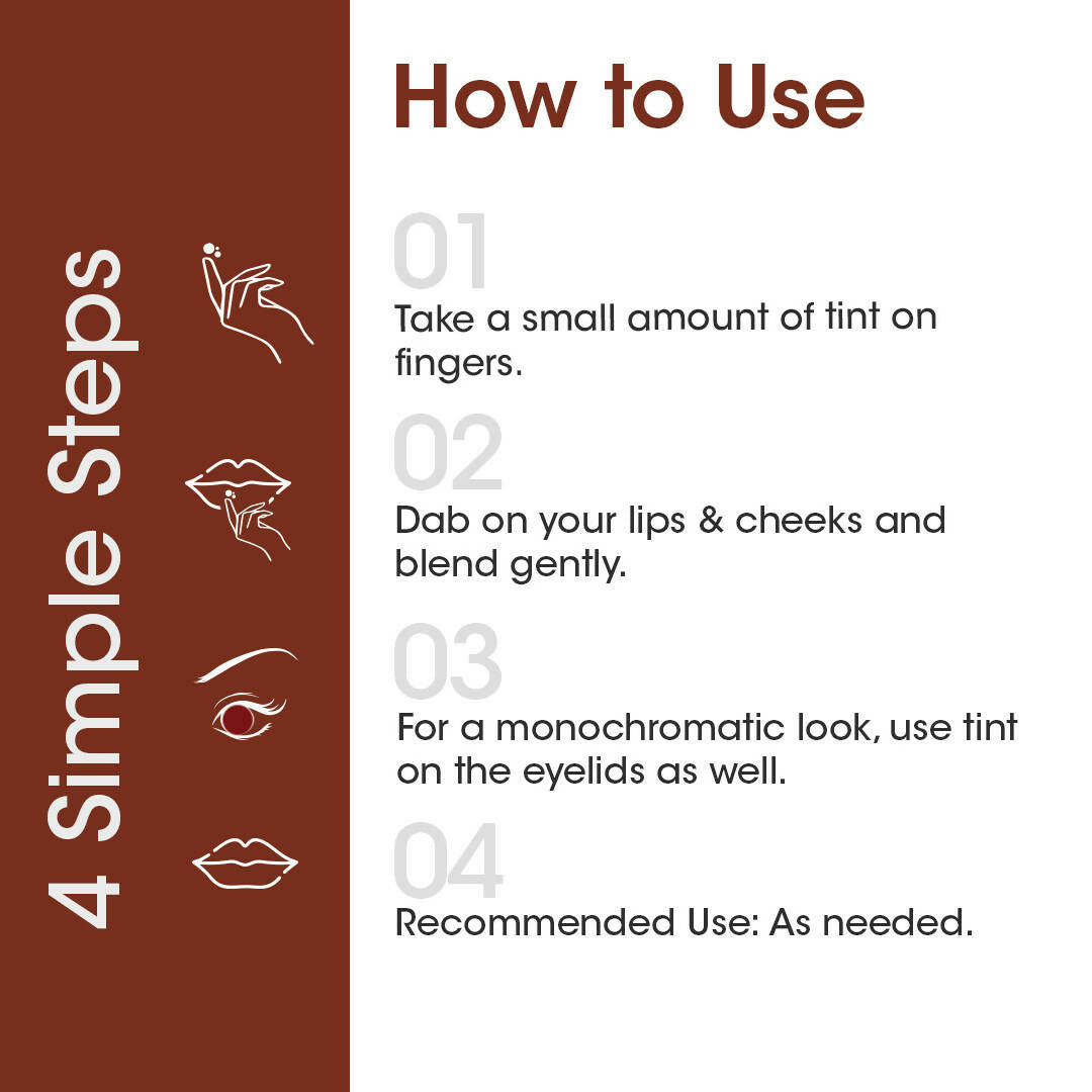 TAC - The Ayurveda Co. Brown Mocha Lip, Cheek & Eye Tint - Distacart