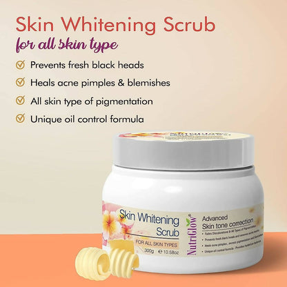 NutriGlow Skin Whitening Face Scrub - Distacart