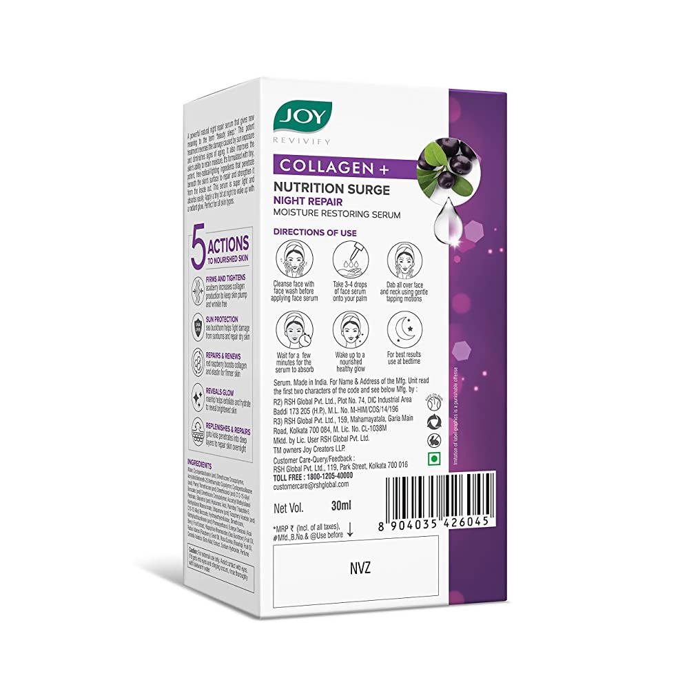 Joy Revivify Collagen+ Moisture Restoring Serum - Distacart