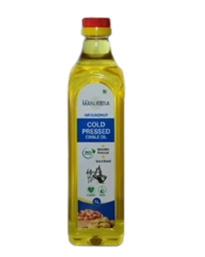 Manjeera Groundnut Cold (Wood) Pressed Edible Oil - Distacart