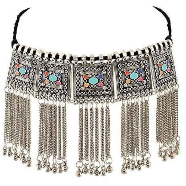 Latest traditional Jwellery set for women Color-Silver