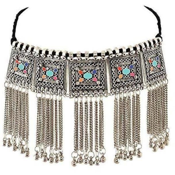 Latest traditional Jwellery set for women Color-Silver