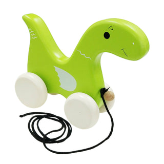 Matoyi Dinosaur Wooden Pull Toy For Kids - Distacart
