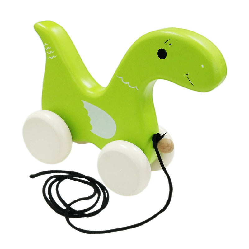 Matoyi Dinosaur Wooden Pull Toy For Kids - Distacart