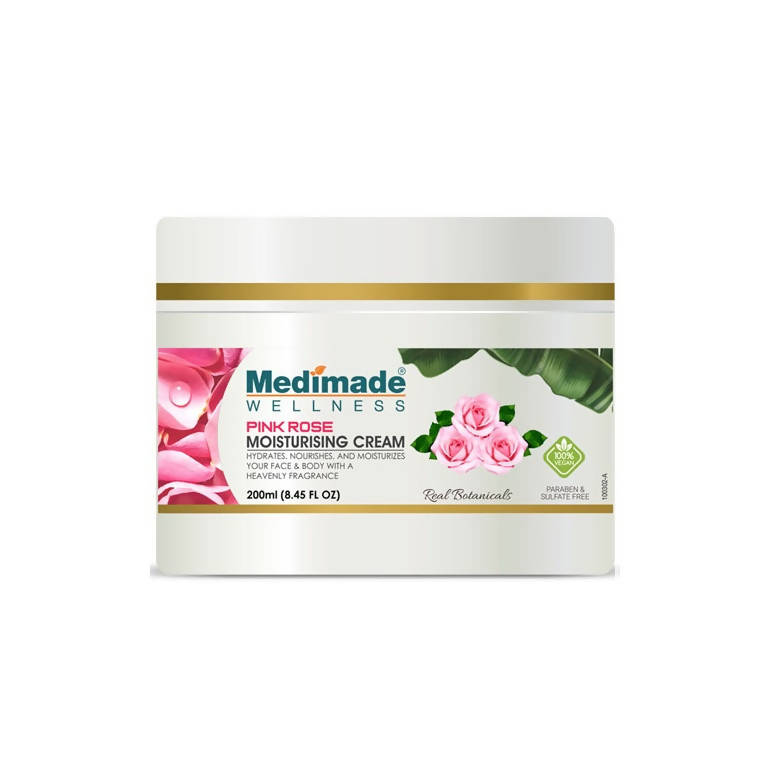 Medimade Wellness Pink Rose Moisturising Cream - Distacart