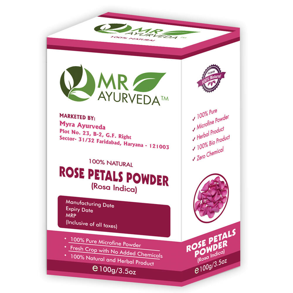 MR Ayurveda Rose Petals Powder - Distacart