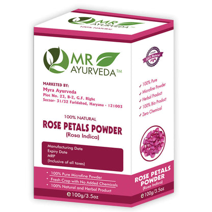 MR Ayurveda Rose Petals Powder - Distacart