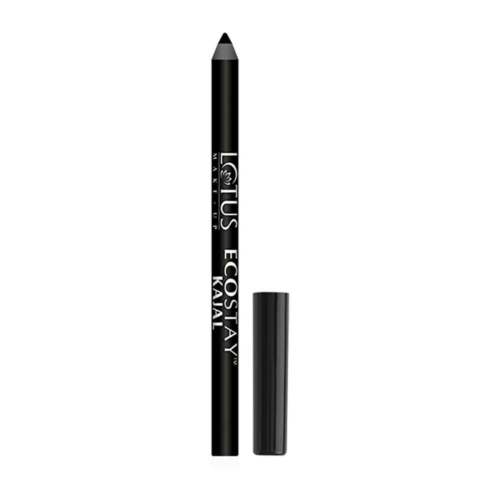 Lotus Herbals Ecostay Kajal-Black - Distacart
