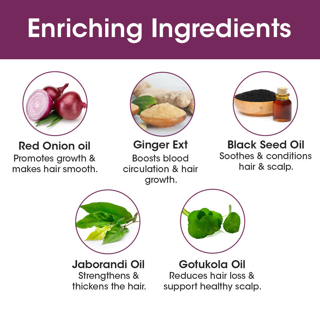 TAC - The Ayurveda Co. Onion Hair Oil for Hair Growth - Distacart