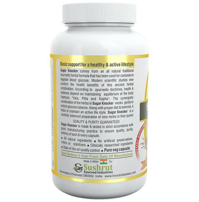 Sushrut Ayurved Good Health Sugar Knocker Veg Capsules - Distacart