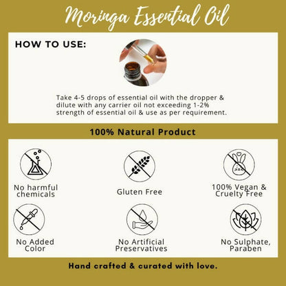 Organicos Moringa Essential Oil - Distacart