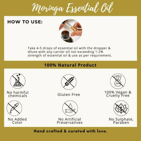 Organicos Moringa Essential Oil - Distacart