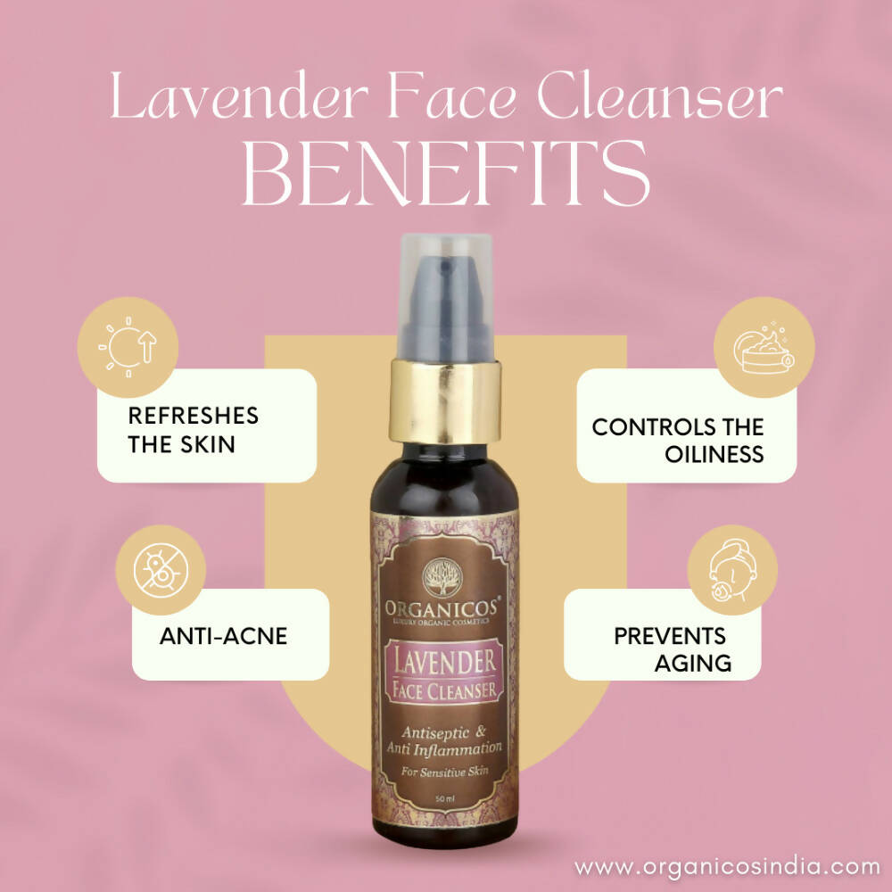 Organicos Lavender Face Cleanser - Distacart