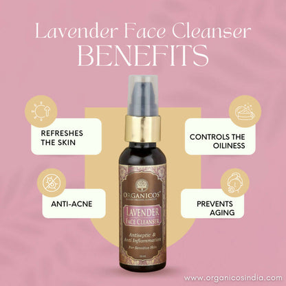 Organicos Lavender Face Cleanser - Distacart
