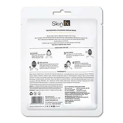 Skin Fx Refreshing & Glowing Serum Mask for Men - Distacart