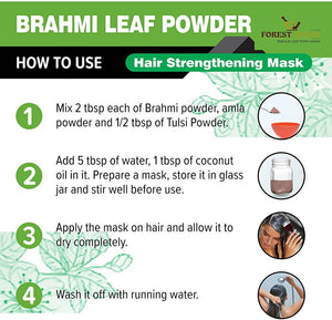 Forest Herbs Brahmi Leaf Hair Care Powder