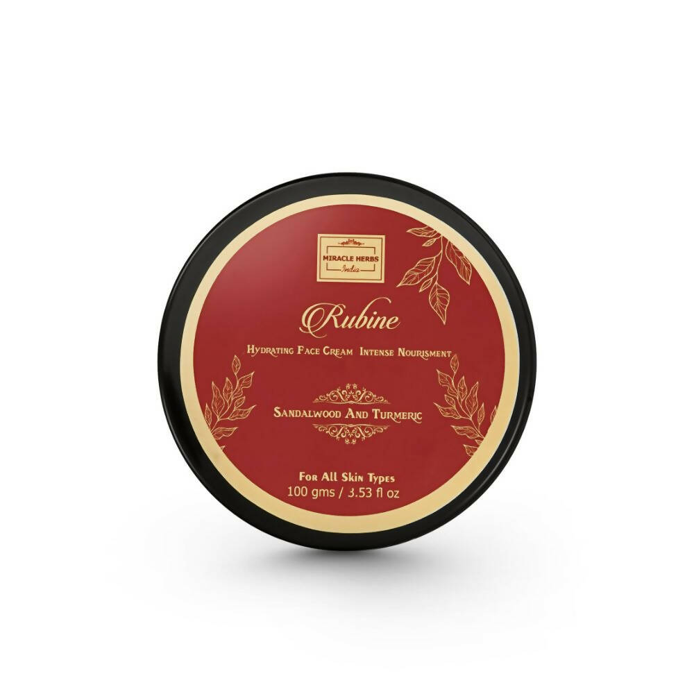Miracle Herbs Rubine Hydrating Face Moisturizer Gel Enriched With Sandalwood And Turmeric -Pink - Distacart