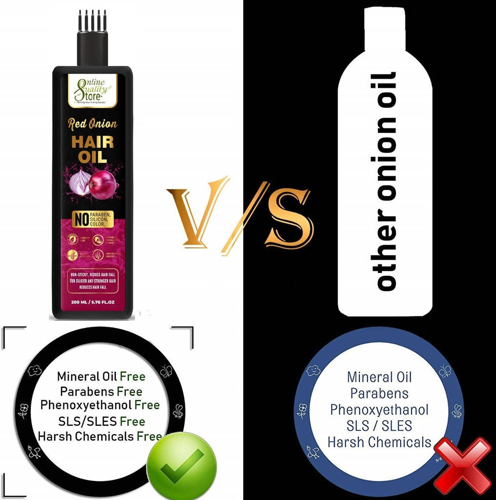 Online Quality Store Red Onion Hair Oil - Distacart