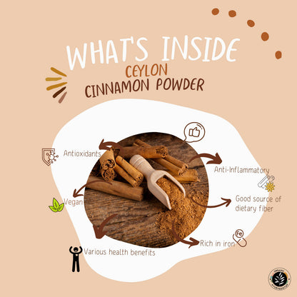 Organic Ayurvedistan Ceylon Cinnamon Powder - Distacart