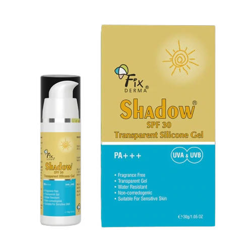 Fixderma Shadow SPF30 Transparent Silicone Gel - Distacart