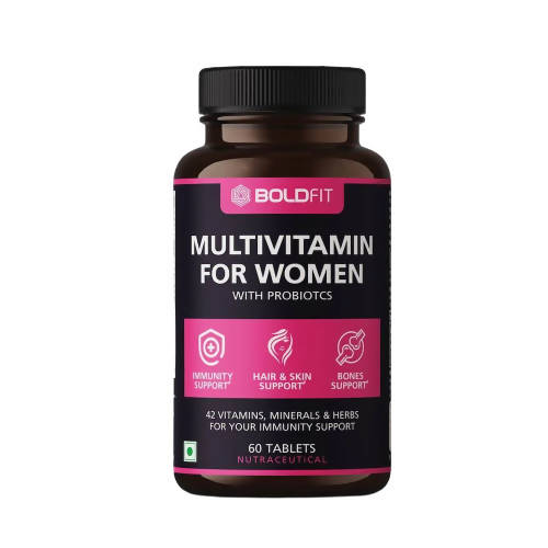 Boldfit Multivitamin for Women with Probiotics Tablets - Distacart