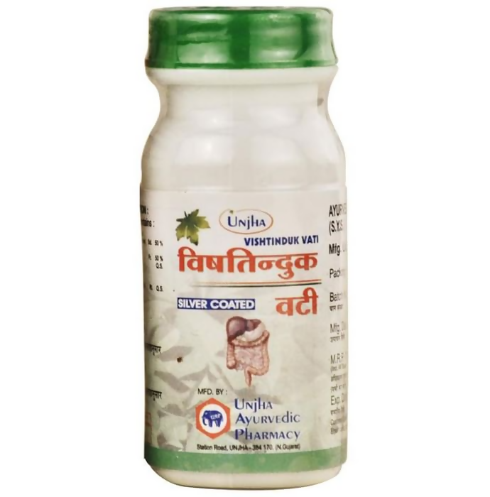 Unjha Vishtinduk Vati (Silver Coated) - Distacart