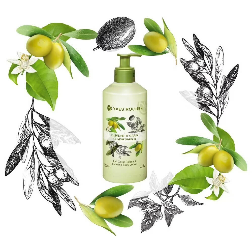 Yves Rocher Relaxing Body Lotion - Olive Petitgrain - Distacart