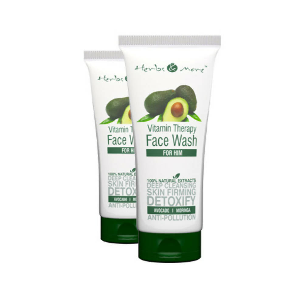 Herbs & More Vitamin Therapy Face Wash for Him - Distacart