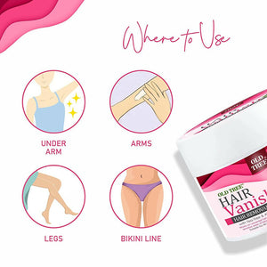 Old Tree Hair Vanish Hair Removal Gel with Aloe Vera & Tea Tree - Distacart