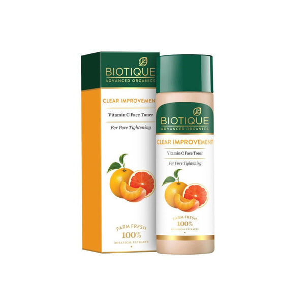 Biotique Advanced Organics Clear Improvement Vitamin C Face Toner - Distacart