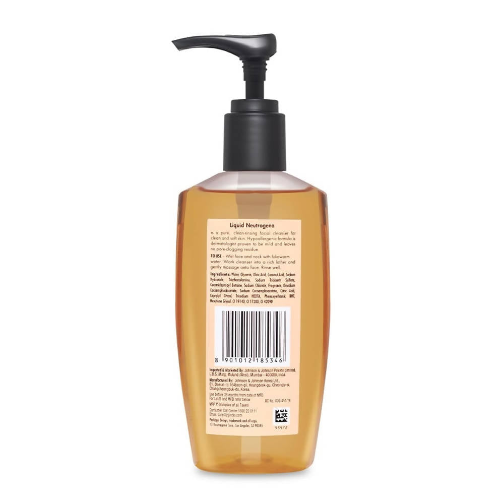 Neutrogena Liquid Pure Mild Facial Cleanser - Distacart