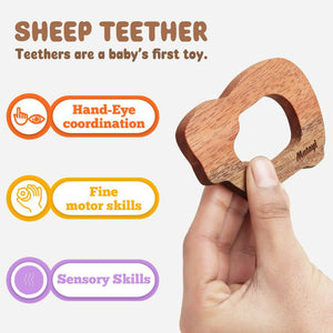 Matoyi Fishy Foo–Baby Rattle & Neem Teether Combo - Distacart