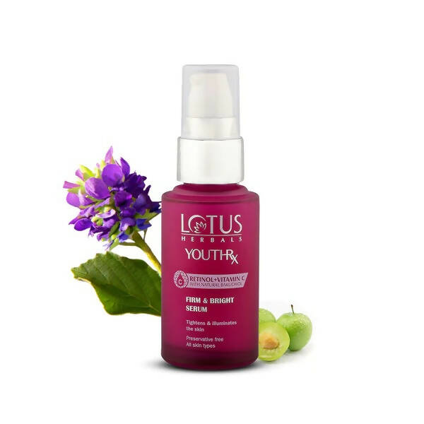 Lotus Herbals YouthRx Firm & Bright Face Serum - Distacart