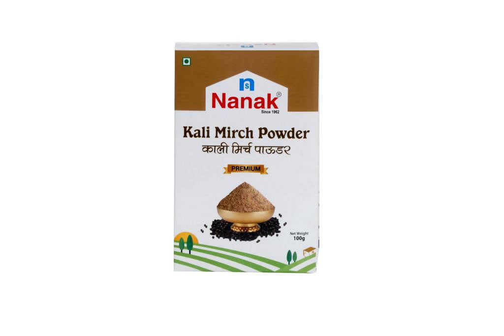 Nanak Premium Black Pepper (Kali Mirch) Powder,100g - Distacart