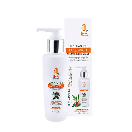Iha Deep Cleansing Acne Face Wash - Distacart