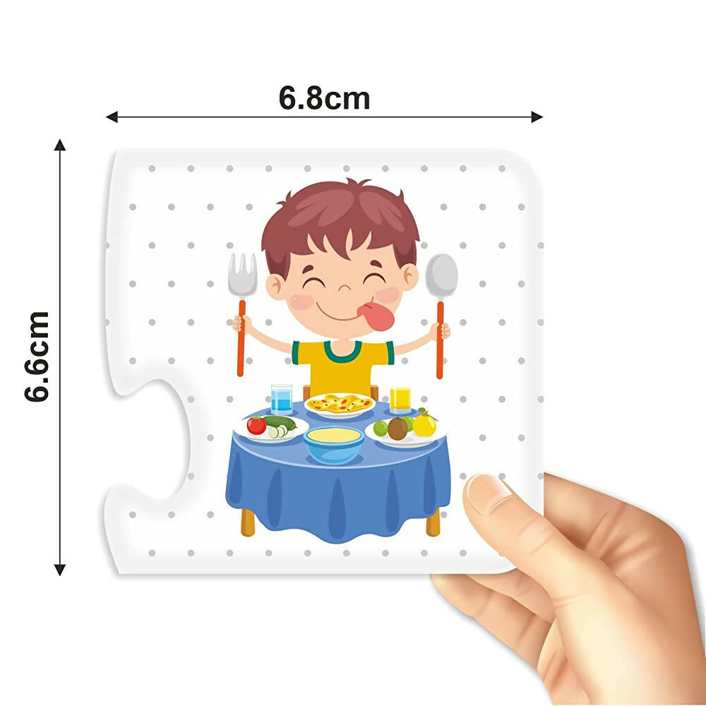 Webby Action Words 2 Pieces Learning Pack Jigsaw Puzzle For Kids - Distacart