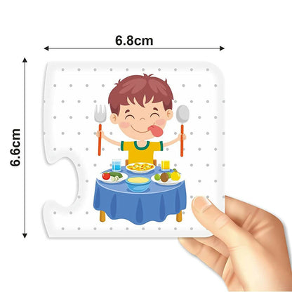 Webby Action Words 2 Pieces Learning Pack Jigsaw Puzzle For Kids - Distacart