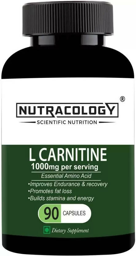 Nutracology L carnitine 1000mg for Weight Loss, Fat Burner and Muscle growth Capsules - Distacart