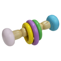 Thumbnail for Matoyi Classic Wooden Dumbbell Rattle For Babies - Distacart