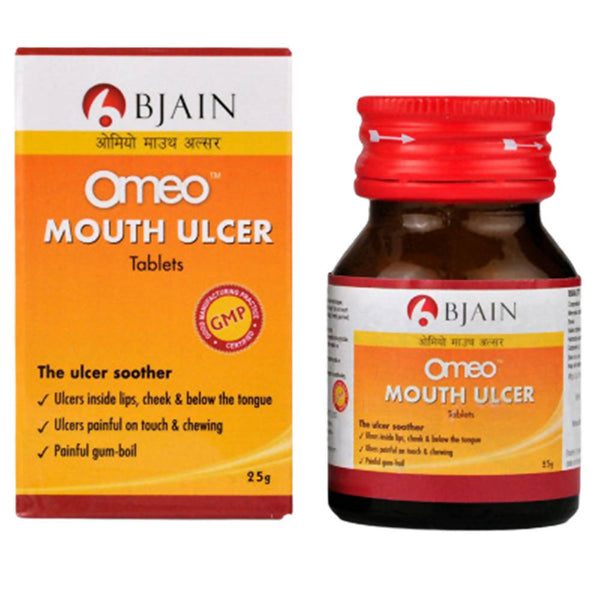 Bjain Homeopathy Omeo Mouth Ulcer Tablets - Distacart