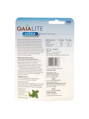 Gaia Lite Stevia Tablets - Distacart