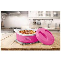 Thumbnail for Milton New Marvel 2500 Inner Steel Casserole For Roti/Chapati - Pink Color