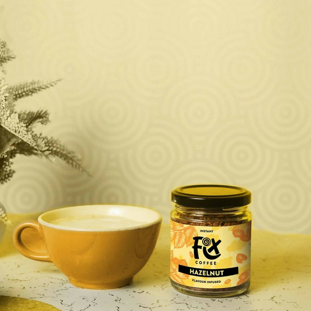 FIX Coffee Hazelnut Instant Coffee Powder - Distacart