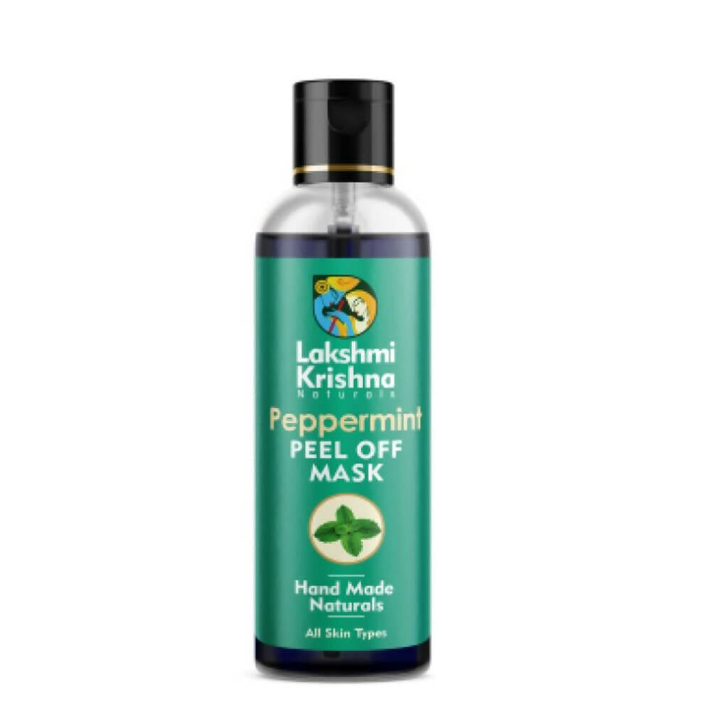 Lakshmi Krishna Naturals Peppermint Peel Off Mask - Distacart