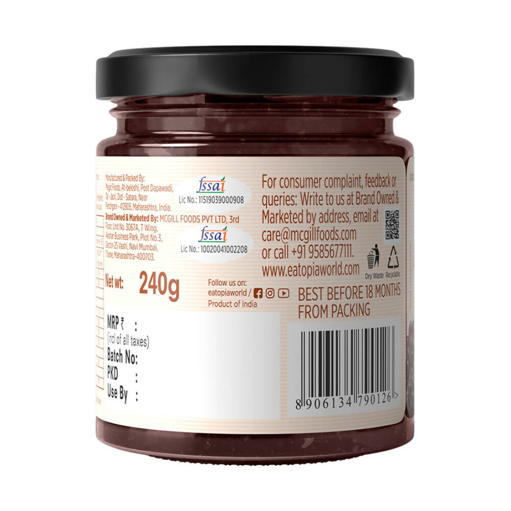 Eatopia Mulberry Honey Jam - Distacart