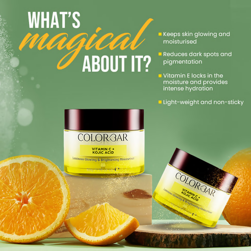 Colorbar Luminous Glowing & Brightening Moisturiser with Vitamin C & Kojic Acid - Distacart