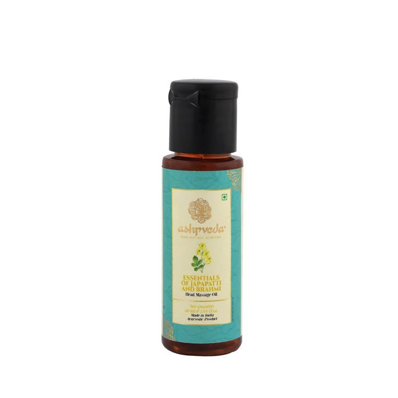 Ashpveda Essentials Of Japapatti And Brahmi Head Massage Oil - Distacart