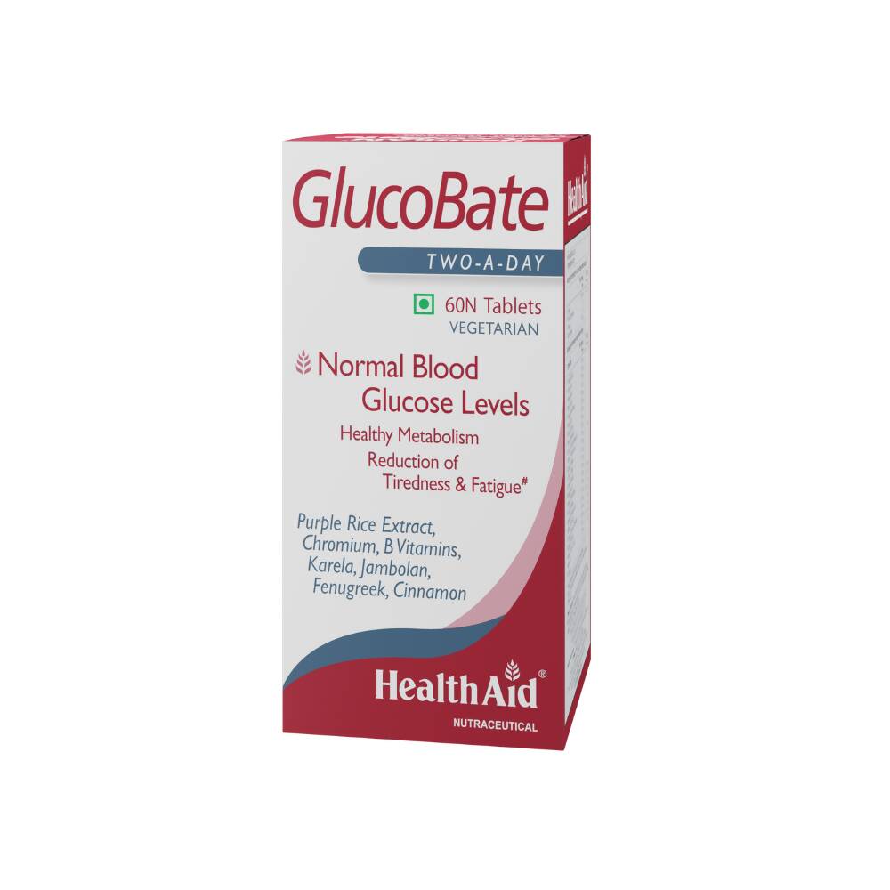 HealthAid GlucoBate Tablets - Distacart